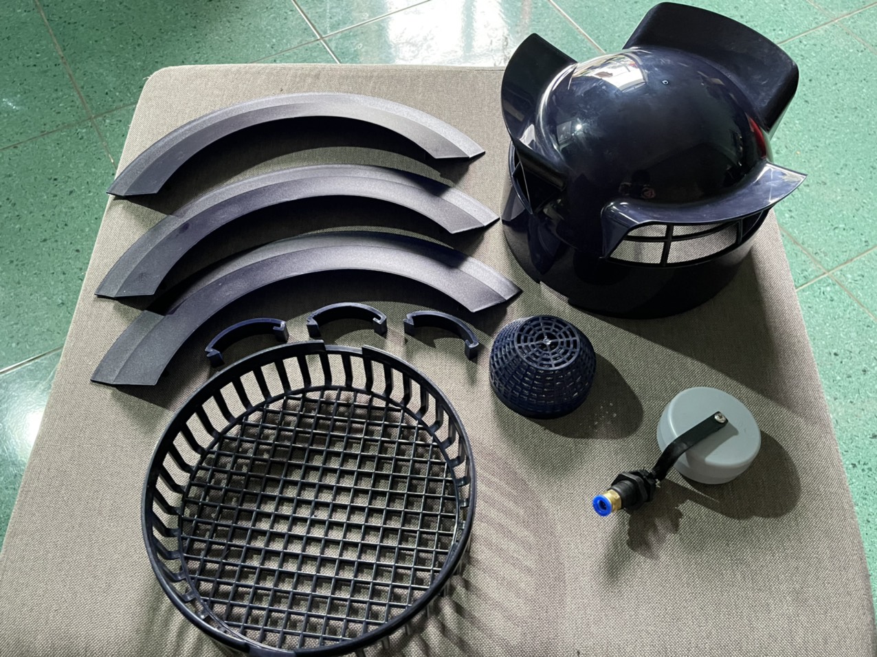 Hình ảnh các bộ phận của máy phun sương con gà TL 6500 