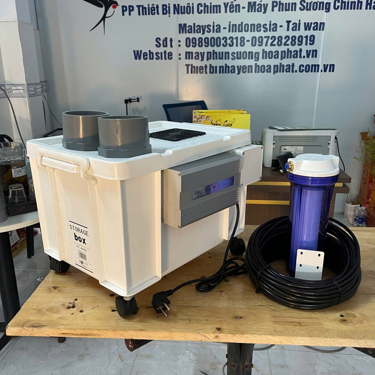 Thông số kỹ thuật Máy tạo ẩm nhà yến hạt sương mịn