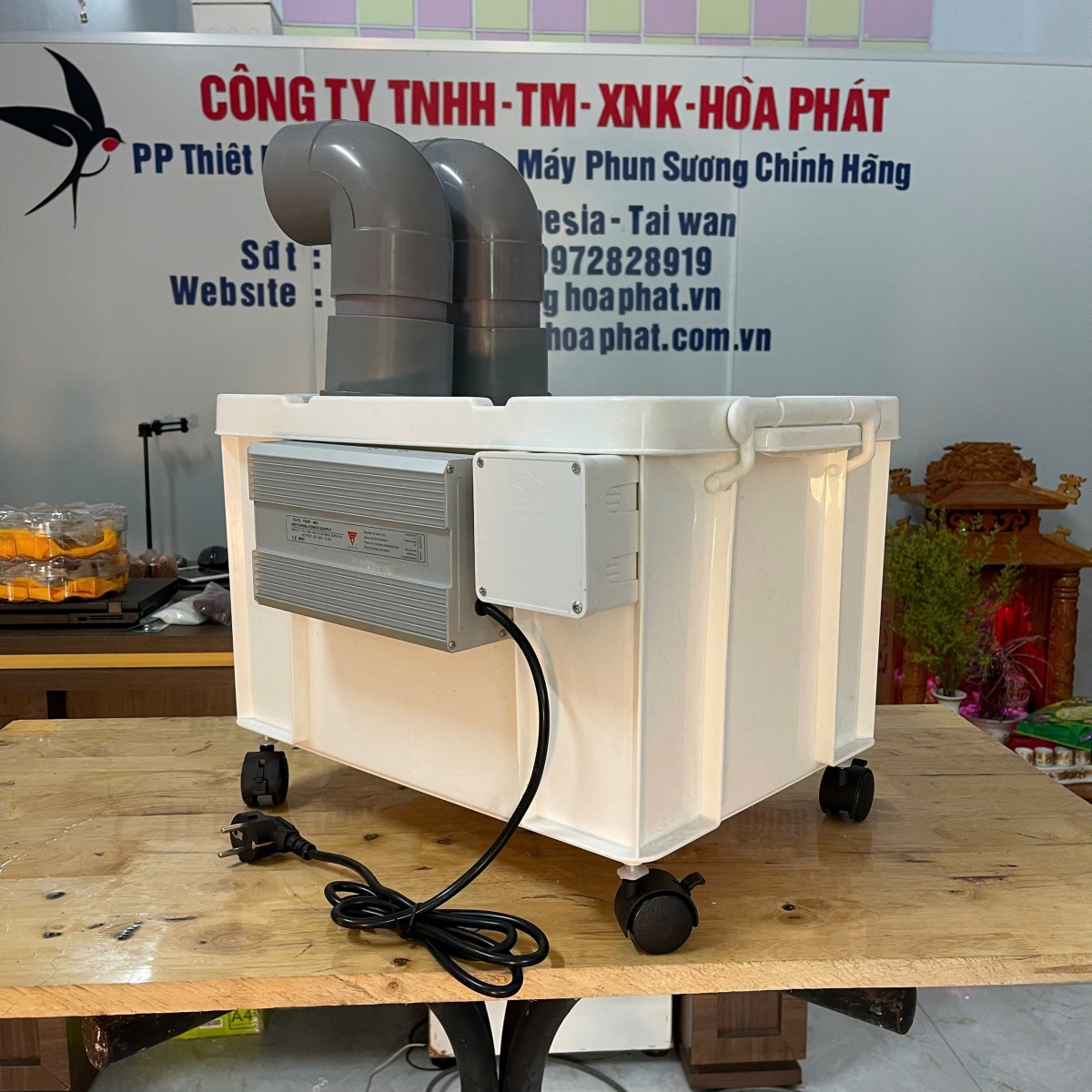 Công ty TNHH TM XNK Yến Hoà Phát – địa chỉ cung cấp máy tạo ẩm nhà yến hạt sương mịn