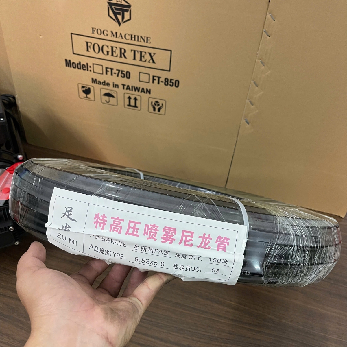 Hình ảnh dây phun sương cao áp nhựa PA cao cấp 9.52mm