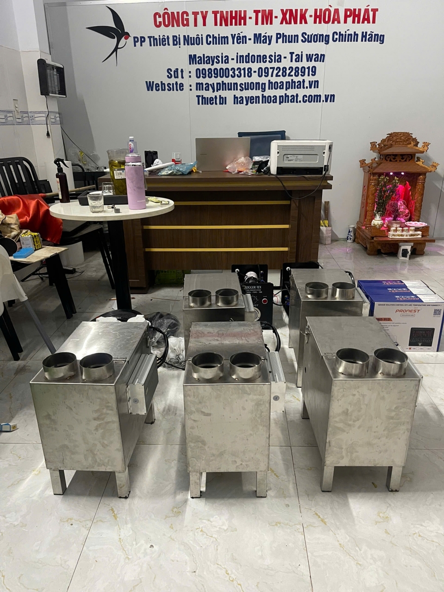 Công ty TNHH TM XNK Yến Hoà Phát: địa chỉ cung cấp máy tạo ẩm thùng inox 304 chống rỉ