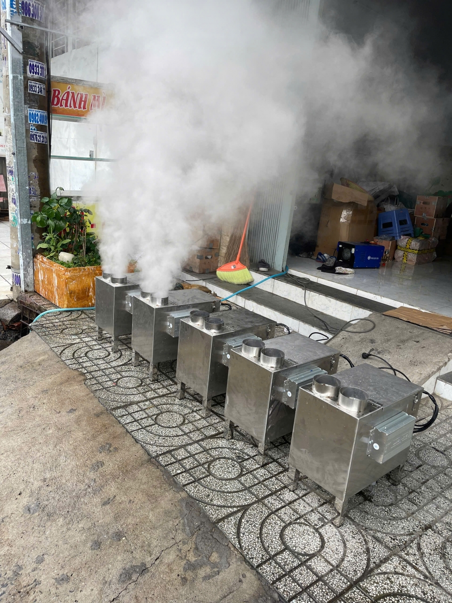 Máy tạo ẩm thùng inox 304 chống rỉ giá tốt tại TP HCM