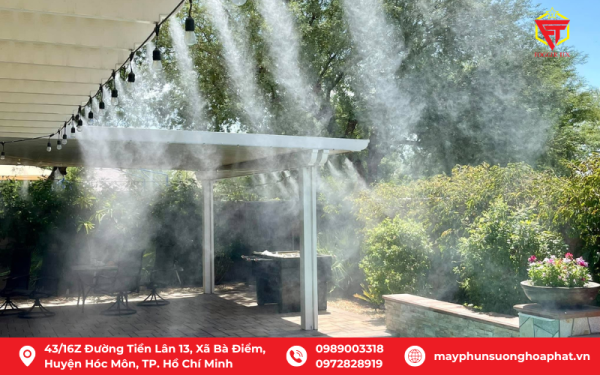 Trọn Bộ Máy Phun Sương Fog Ger Tex 70 Đầu Phun