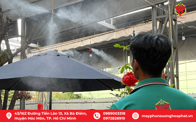 Trọn Bộ Máy Phun Sương Fog Ger Tex 100 Đầu Phun