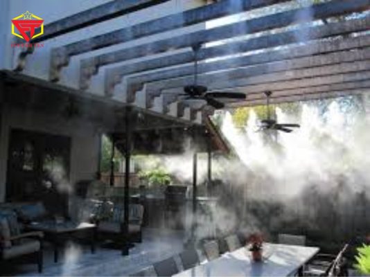 Trọn Bộ Máy Phun Sương 20 Đầu Phun