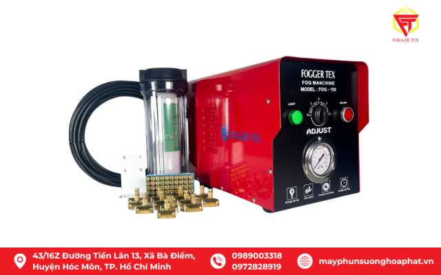 Trọn Bộ Máy Phun Sương Fog Ger Tex 150 Đầu Phun