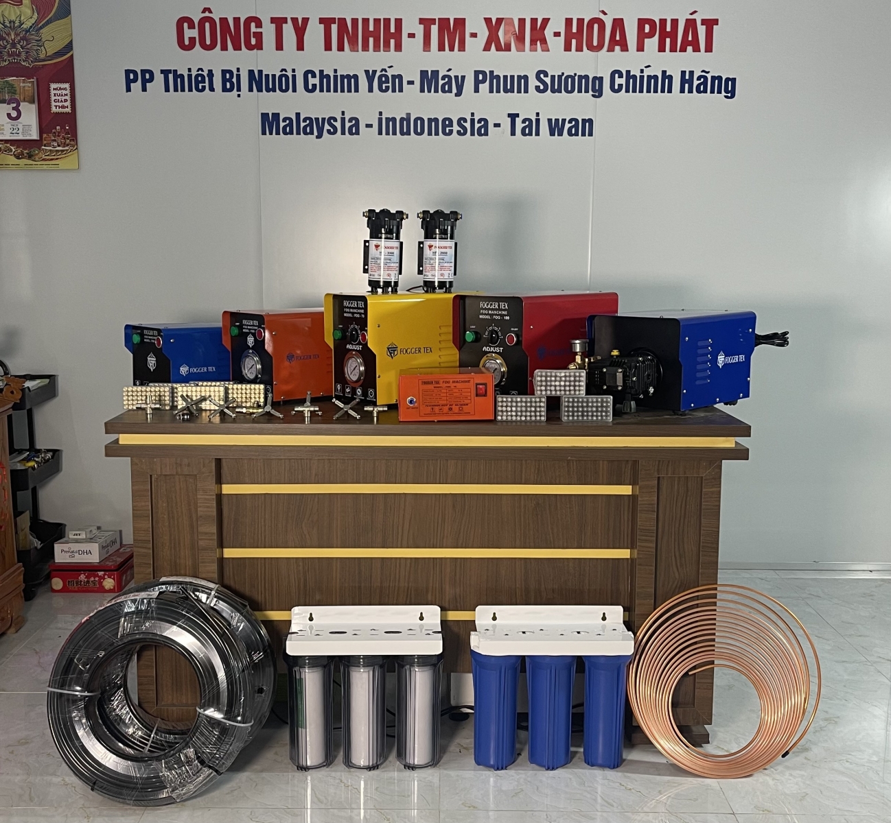 Máy Phun Sương Cao Áp Cho Nhà Yến