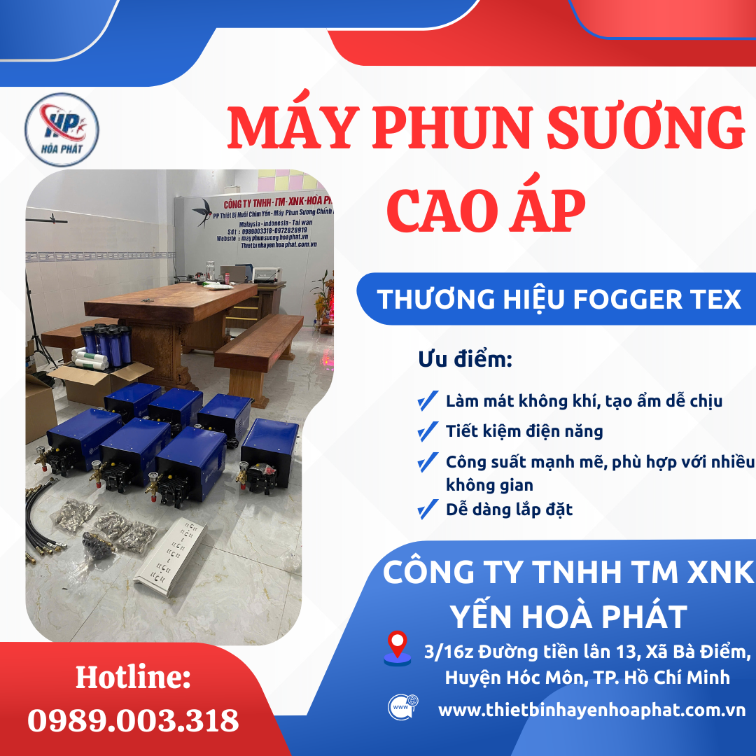 Máy phun sương cao áp