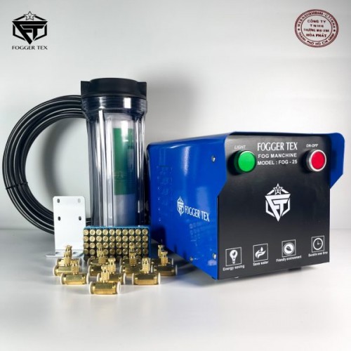 Trọn Bộ Máy Phun Sương Fog Ger Tex 25 Đầu Phun