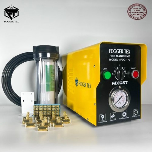 Trọn Bộ Máy Phun Sương Fog Ger Tex 70 Đầu Phun