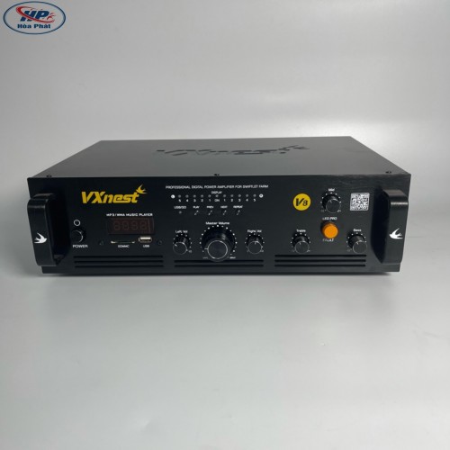 Ampli V8 công suất tải 800 loa ru