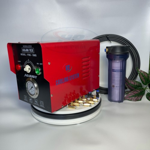 Trọn bộ máy phun sương Kojin Tex 100 đầu phun