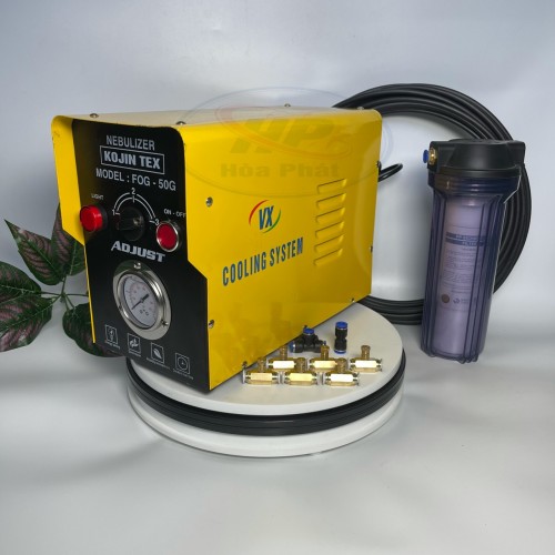 Trọn bộ máy phun sương Kojin Tex 50 đầu phun