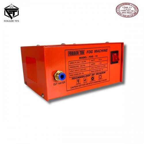 Trọn Bộ Máy Phun Sương Fog Ger Tex 15 Đầu Phun