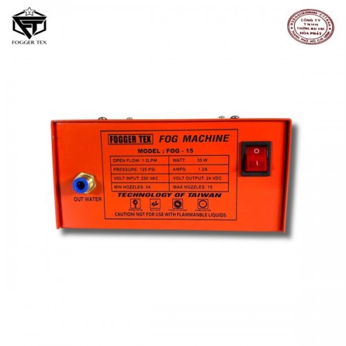Trọn Bộ Máy Phun Sương Fog Ger Tex 15 Đầu Phun